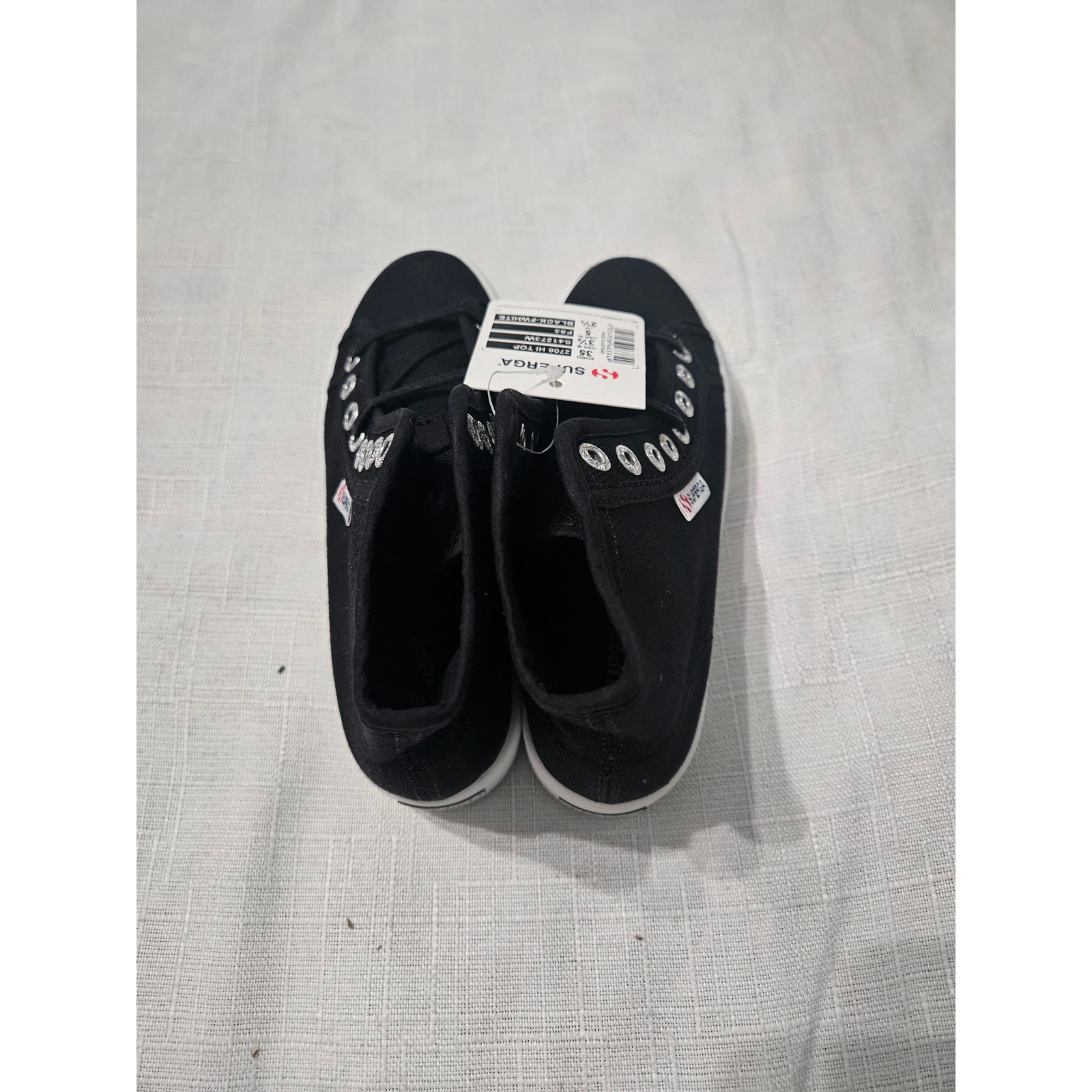 Superga Womens 2708 Hi Tops Black Size 5 — image 5 of 8